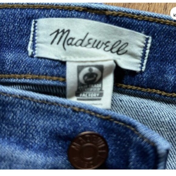 Madewell Women's Cali Demi-Boot Jeans Light Stretch Medium Wash Size 26 - Picture 13 of 13